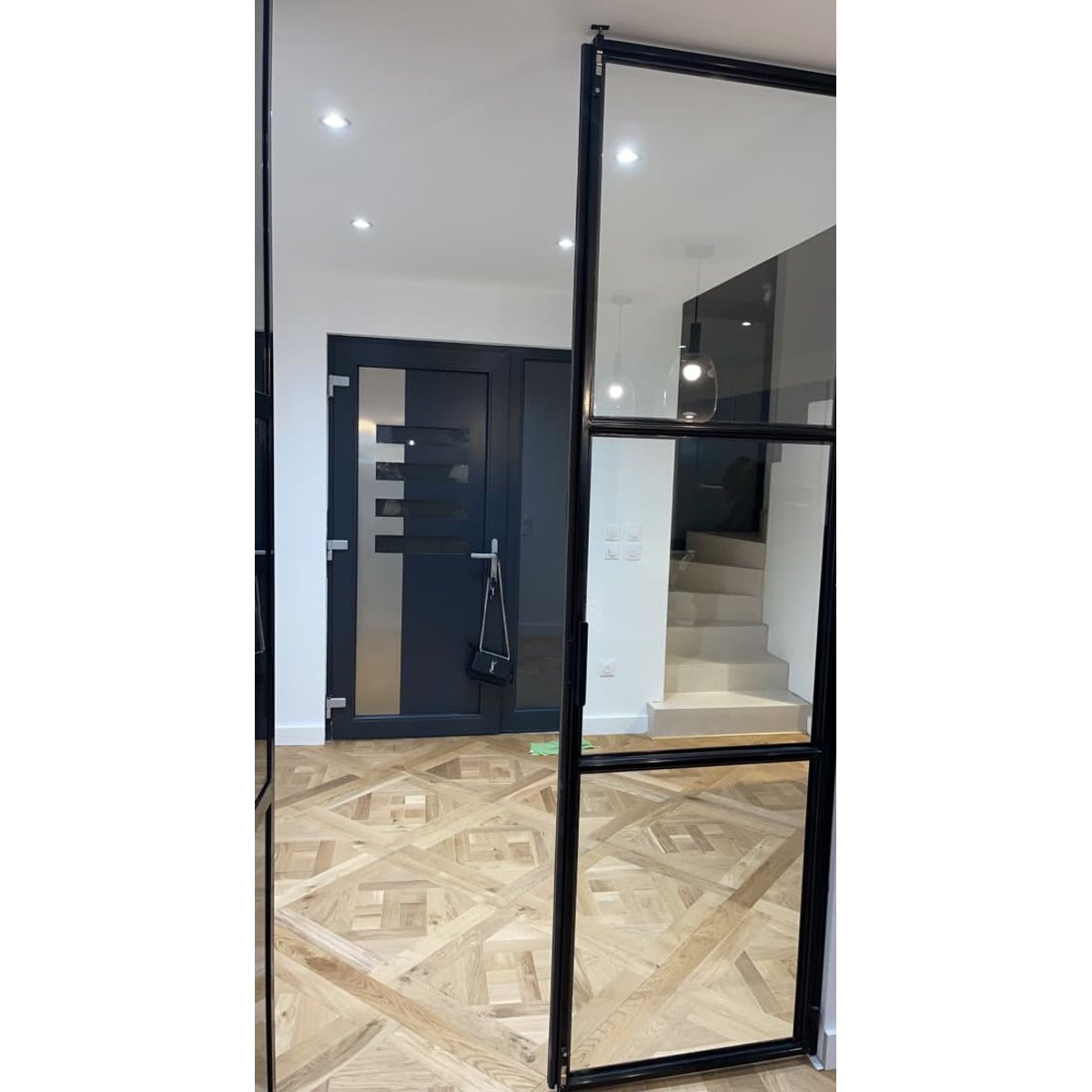 Parquet contrecollé de Versailles chêne naturel - Larg. 60 cm