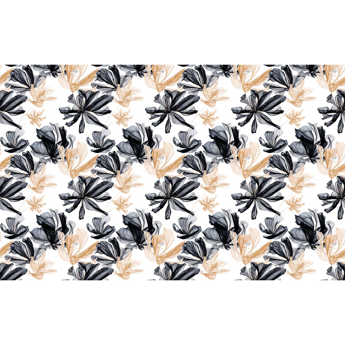 Papier peint panoramique - Motif Fleurs