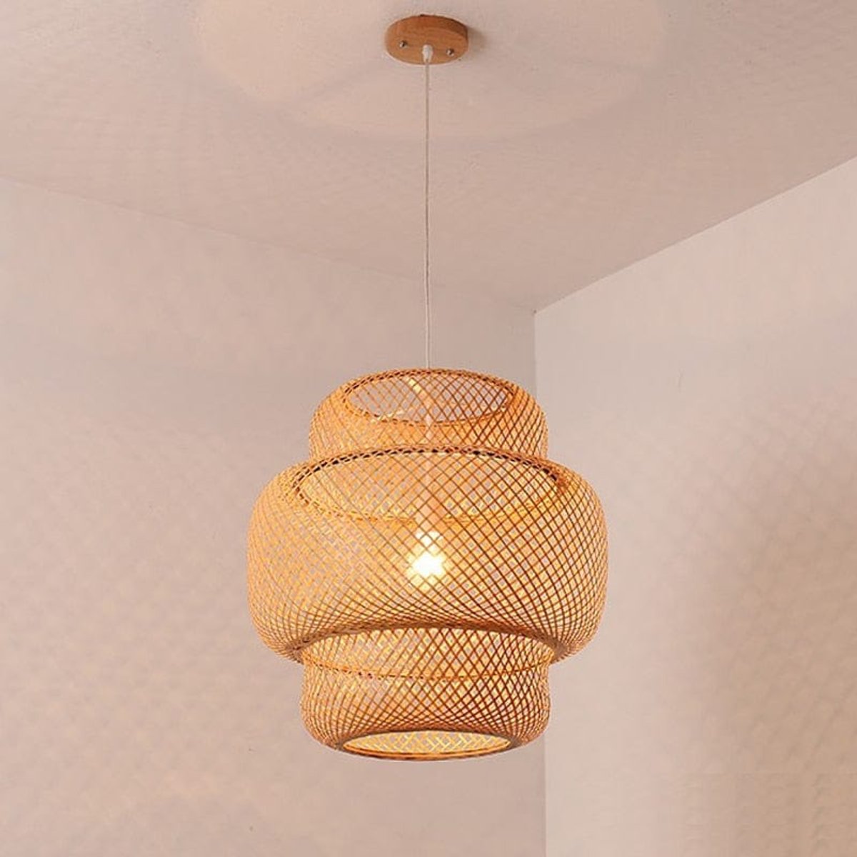 Suspension Bambou Chambre