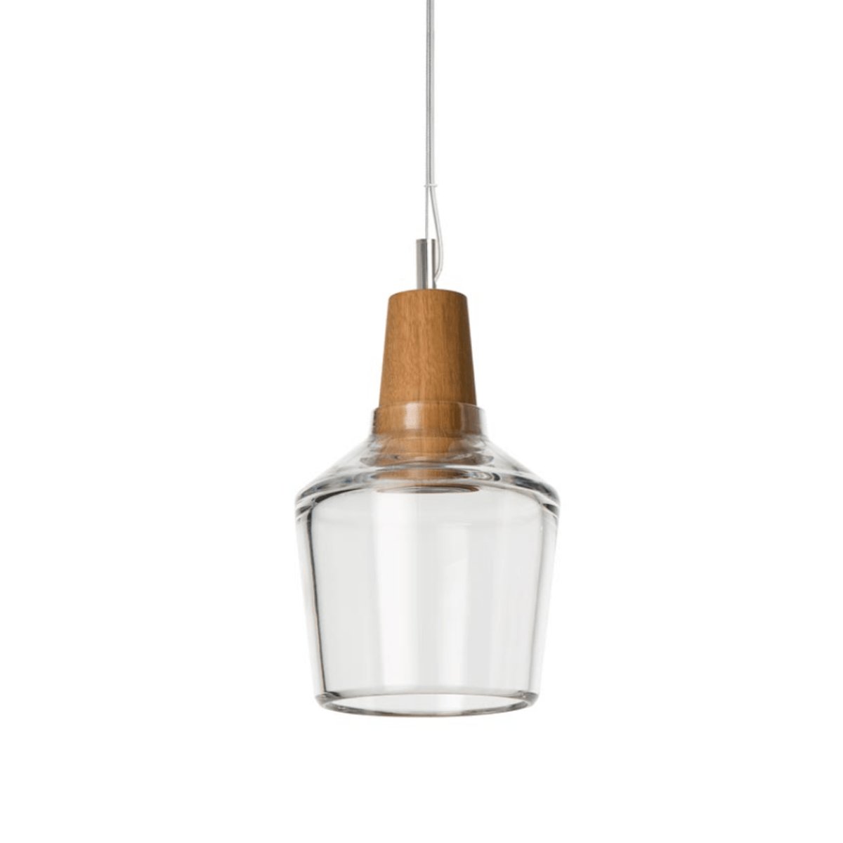 Suspension Verre Bois