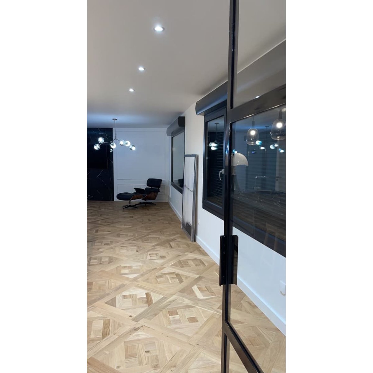 Parquet contrecollé de Versailles chêne naturel - Larg. 60 cm