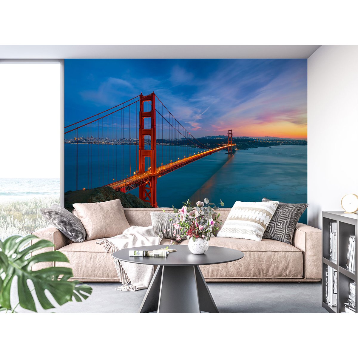 Papier peint panoramique - Pont Golden Gate