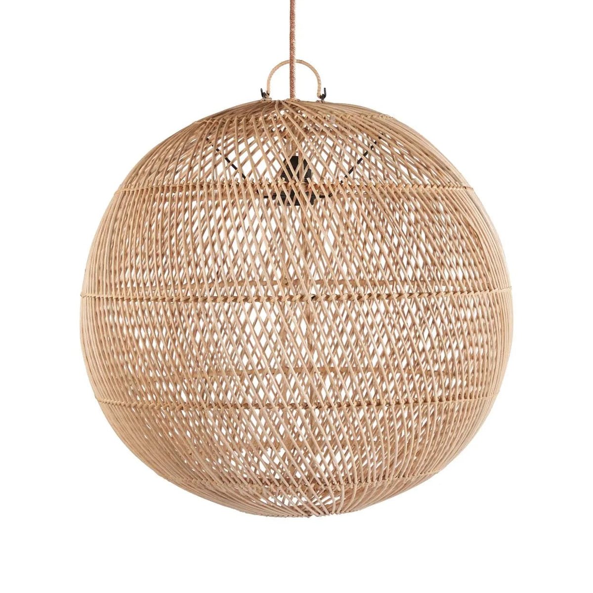 Suspension Boule Rotin 50 cm