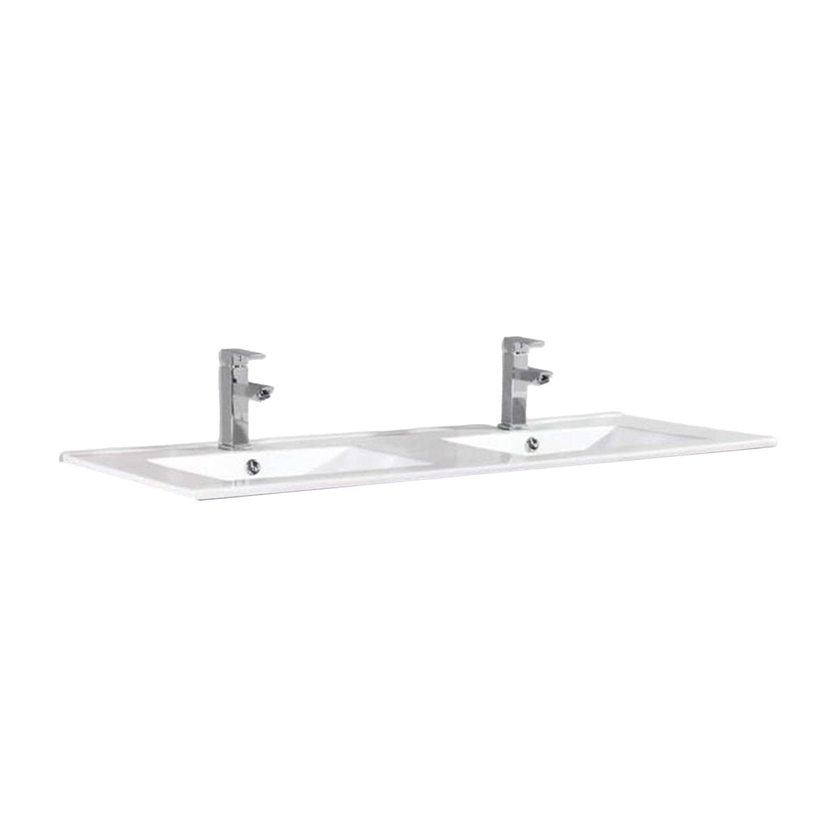 Ensemble salle de bain 120 cm blanc laqué Aquadoli