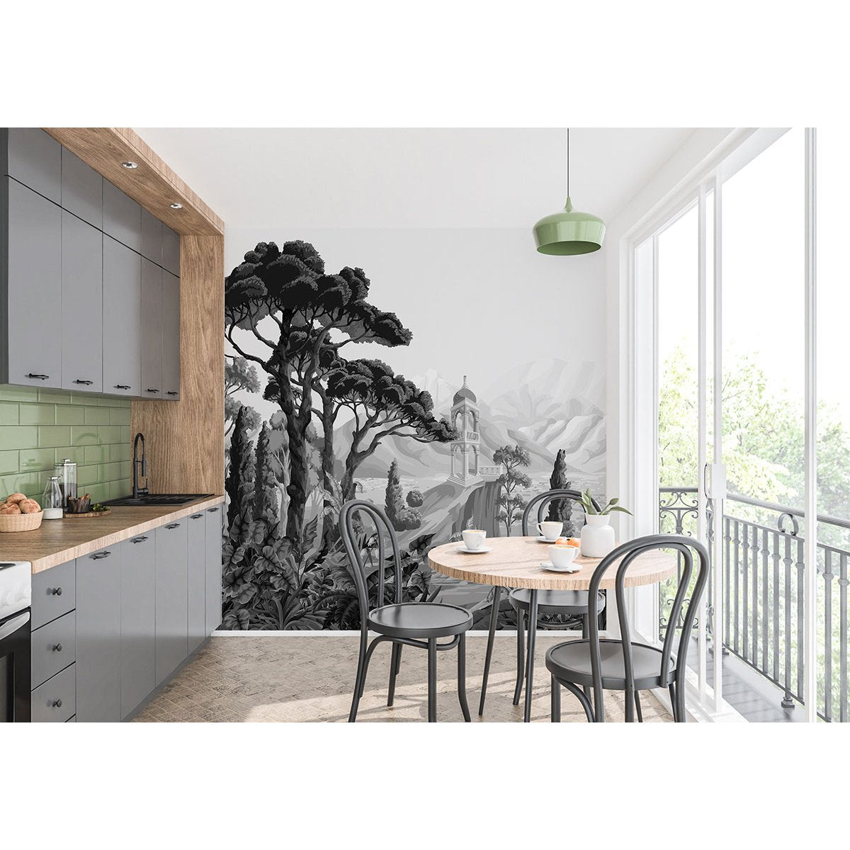 Papier peint panoramique - Jardin