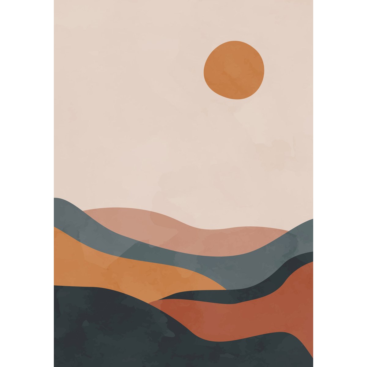 Papier peint panoramique - Paysage Boho