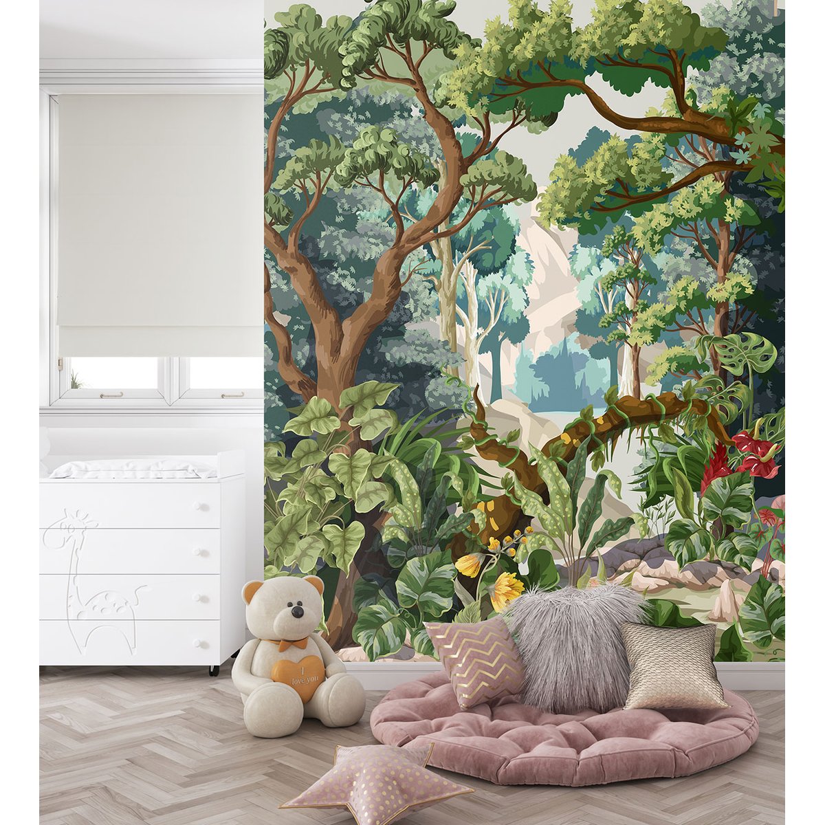 Papier peint panoramique Enfants - Forêt