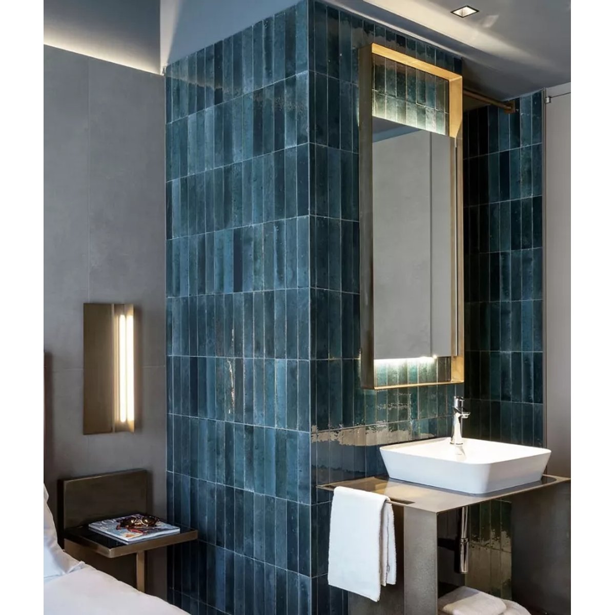 Carrelage Zellige Bleu Nuit TANGER Blue