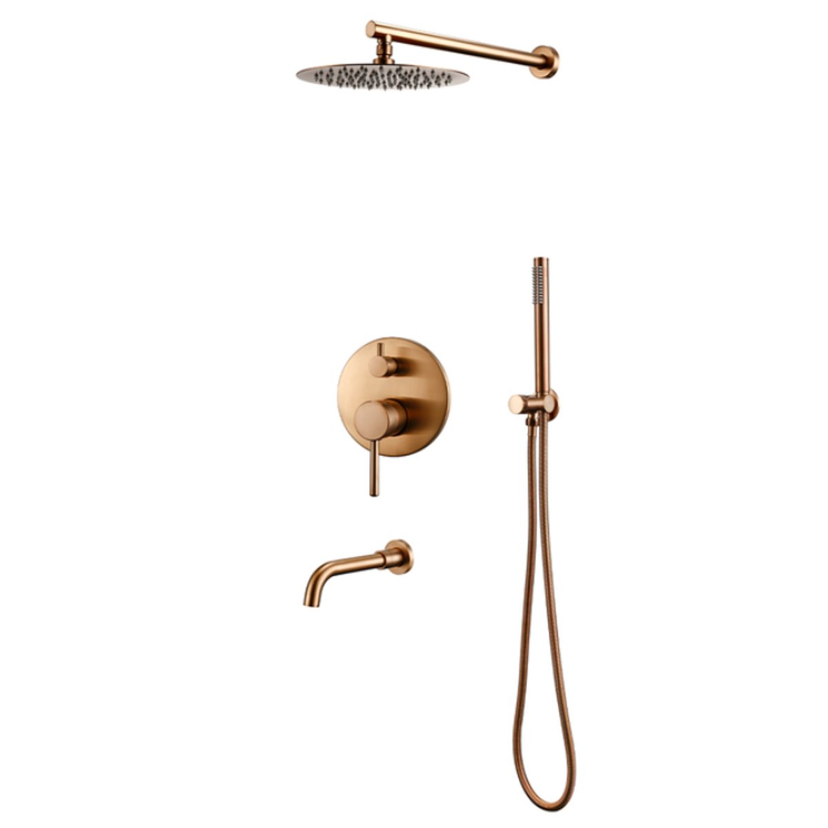 Ensemble de bain or rose brossé