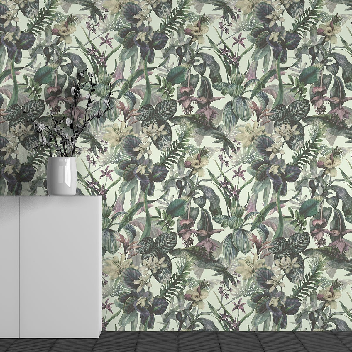 Papier peint panoramique - Motif Fleurs
