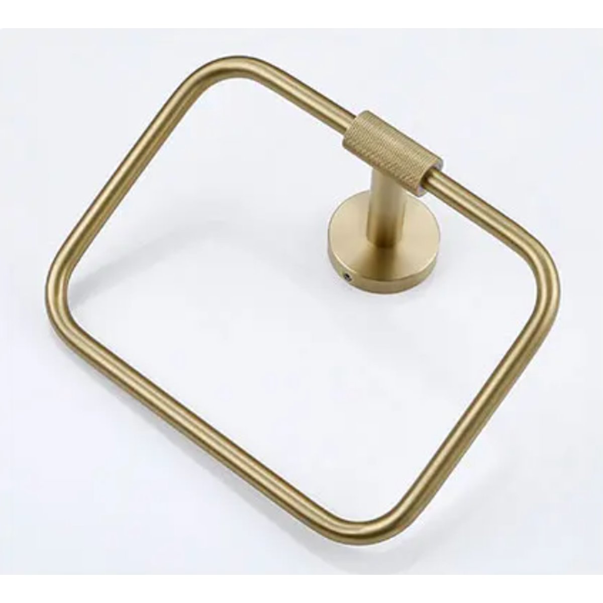 Porte-serviettes or brossé strié