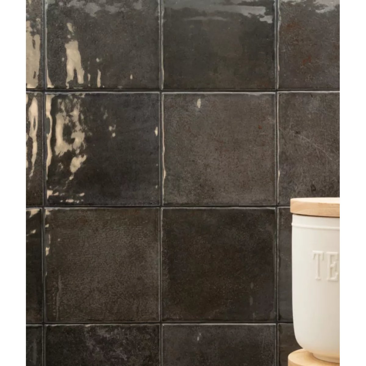 Carrelage Zellige Noir VERTICALE Soot