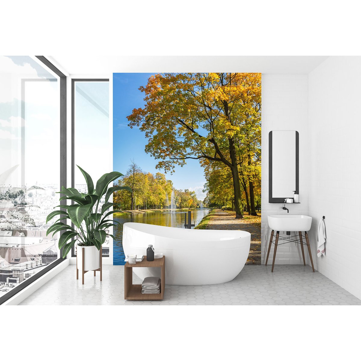 Papier peint panoramique - Rivière