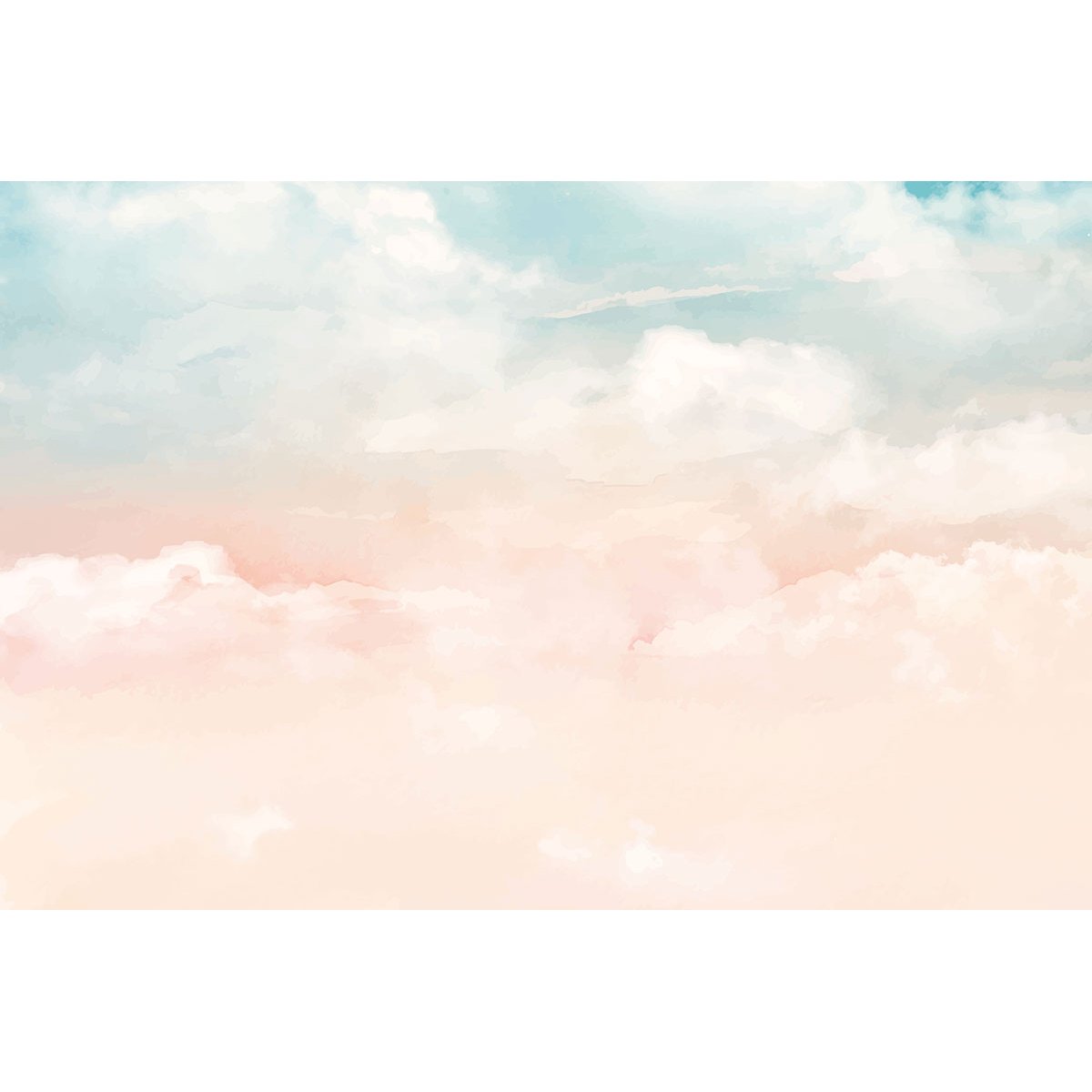 Papier peint panoramique Enfants - Nuages