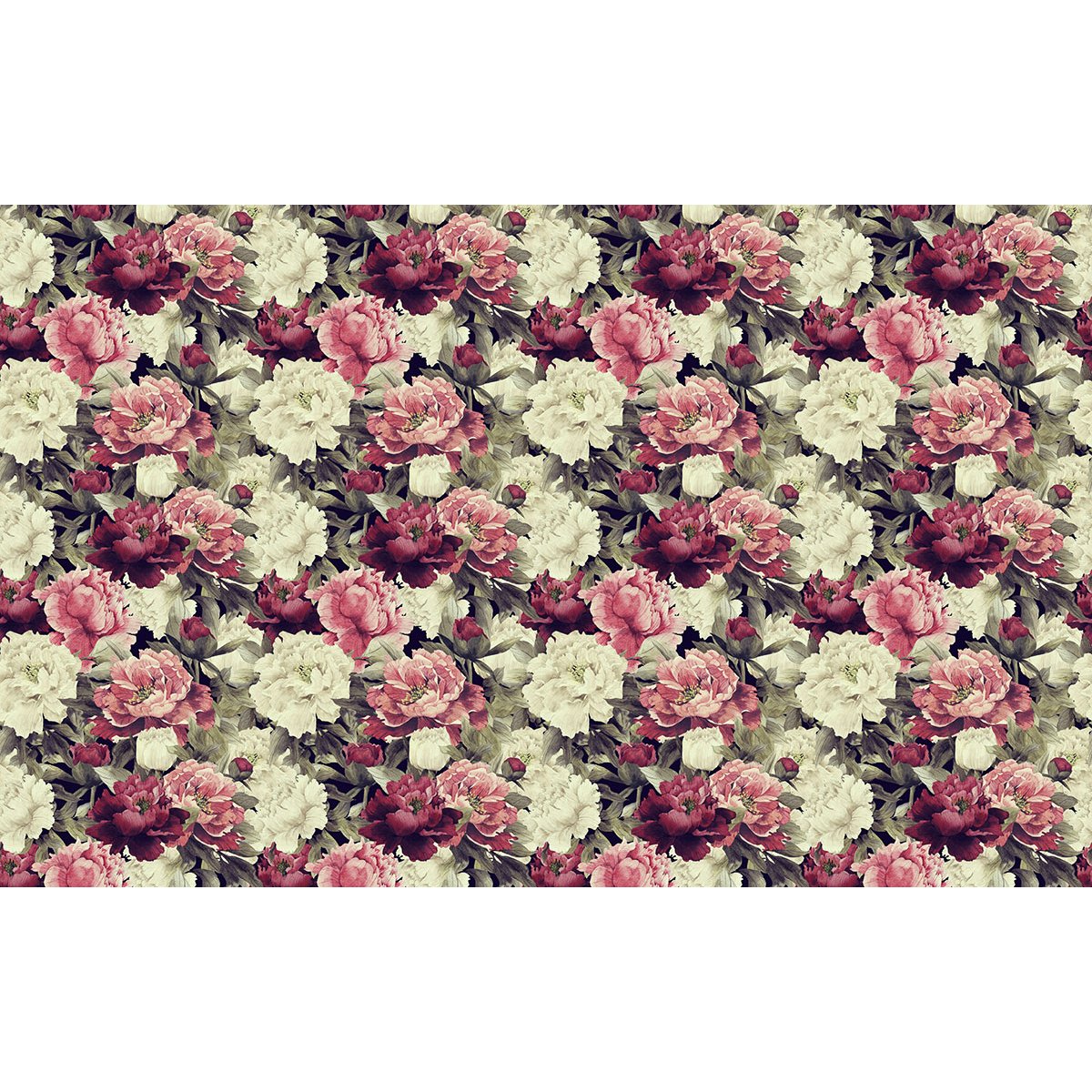 Papier peint panoramique - Motif Roses