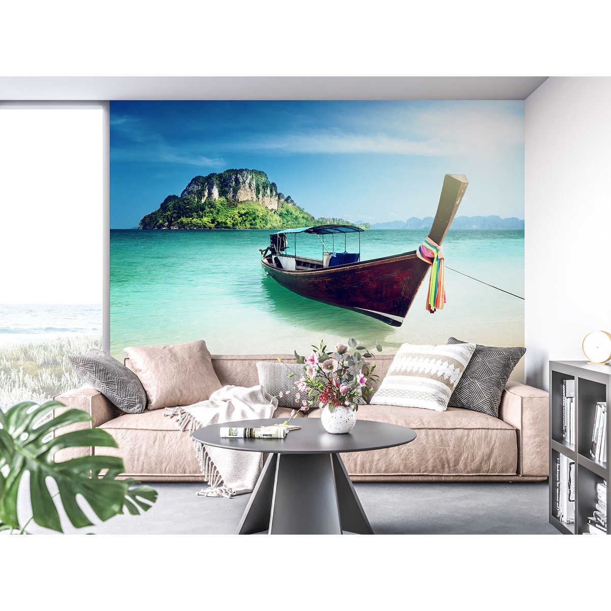 Papier peint panoramique - Bateau Thaïlande