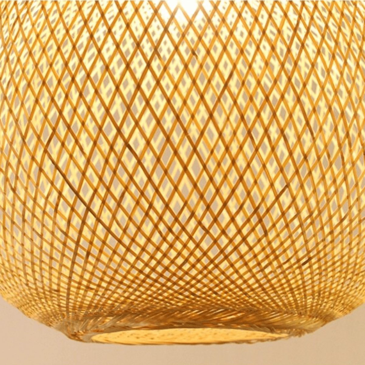 Suspension Boule Bambou