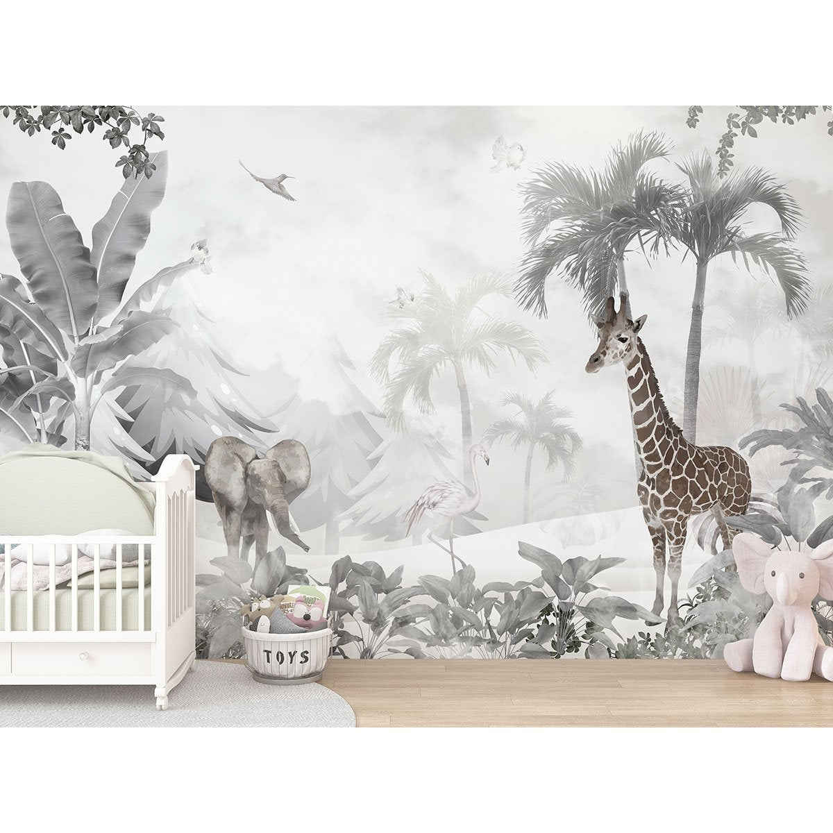 Papier peint panoramique Enfants - Forêt tropicale