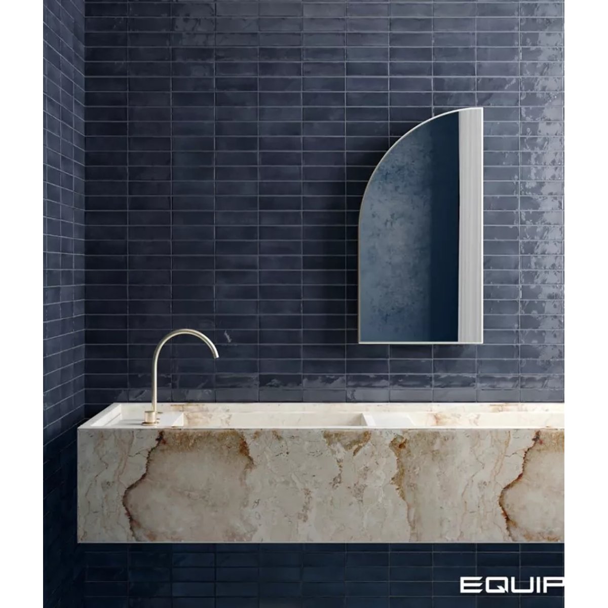Carrelage Zellige Bleu Nuit COLO Gloss blue night
