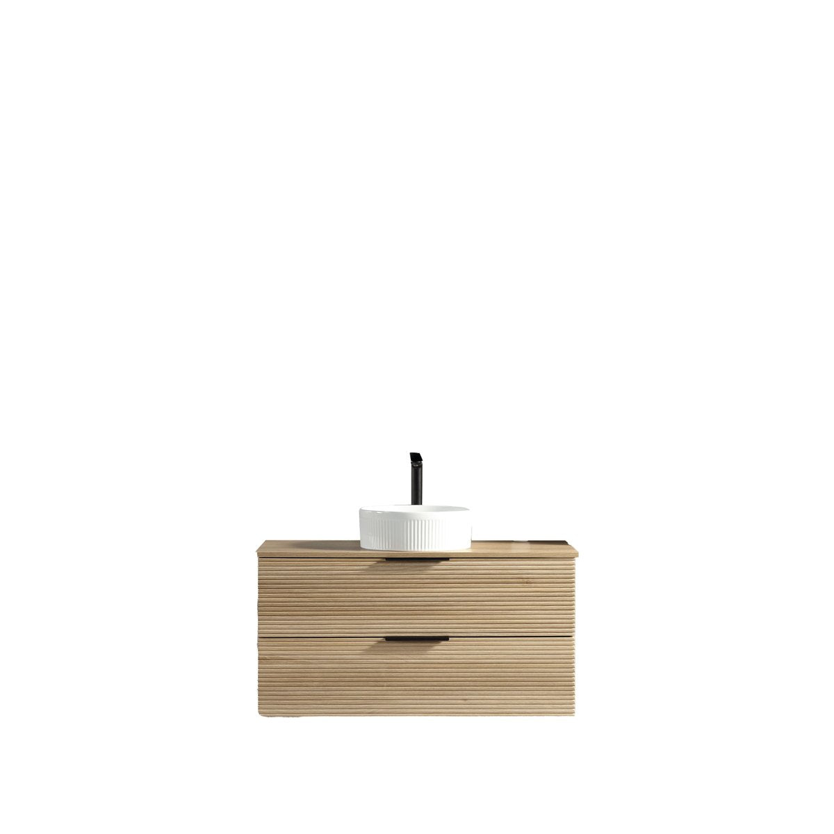 Meuble 100 cm chêne clair Aqualinea