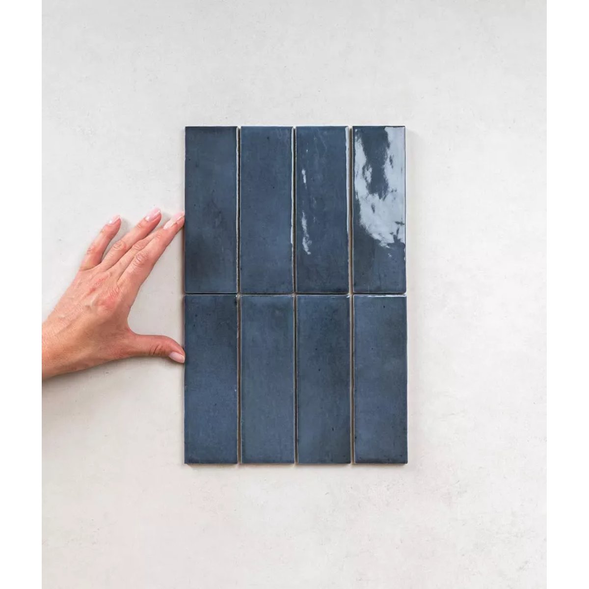 Carrelage Zellige Bleu Nuit COLO Gloss blue night