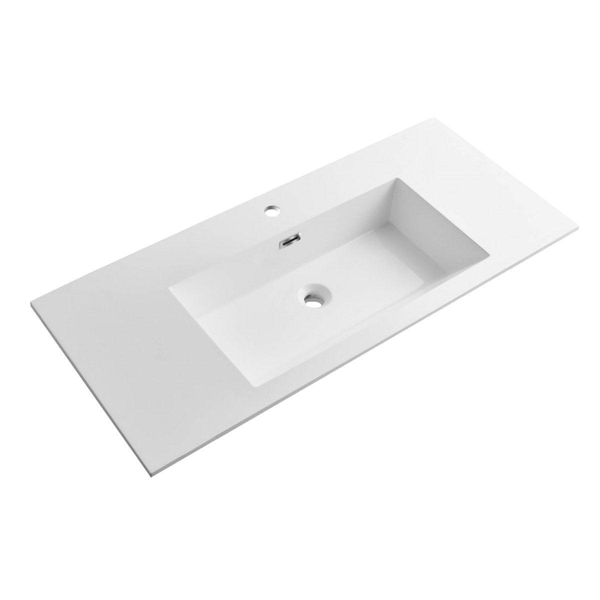 Ensemble salle de bain 100 cm gris laqué Aquadoli