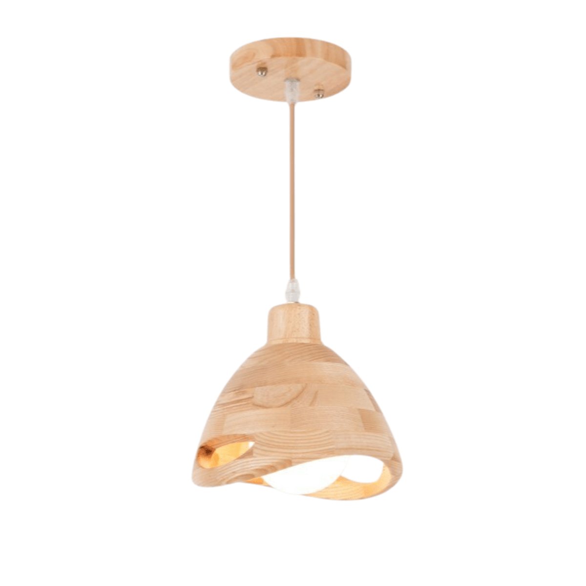 Lampe Suspension Bois