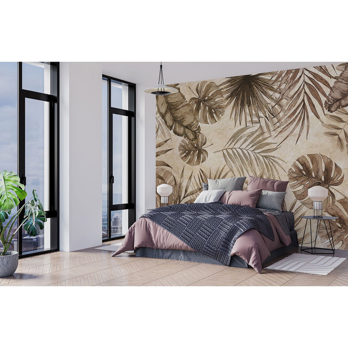 Papier peint panoramique - Plantes tropicales