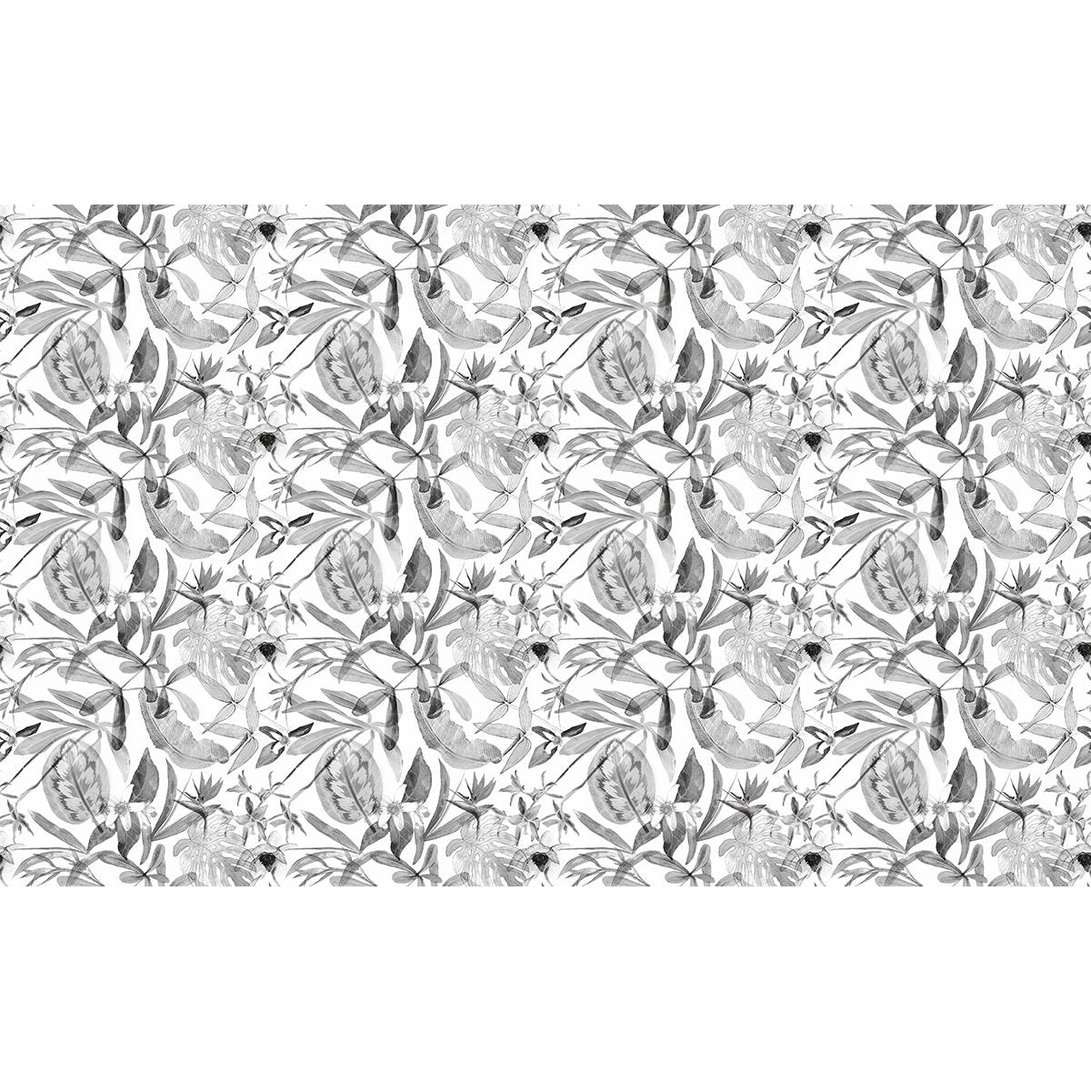 Papier peint panoramique - Motif Feuilles Tropicales