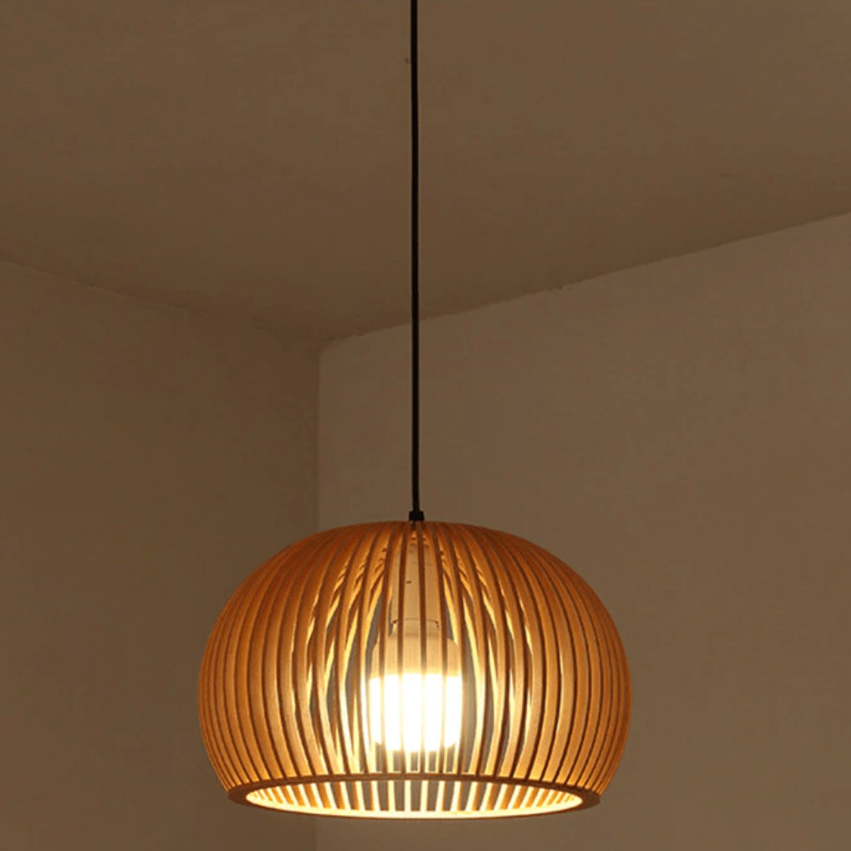 Suspension Bois Naturel