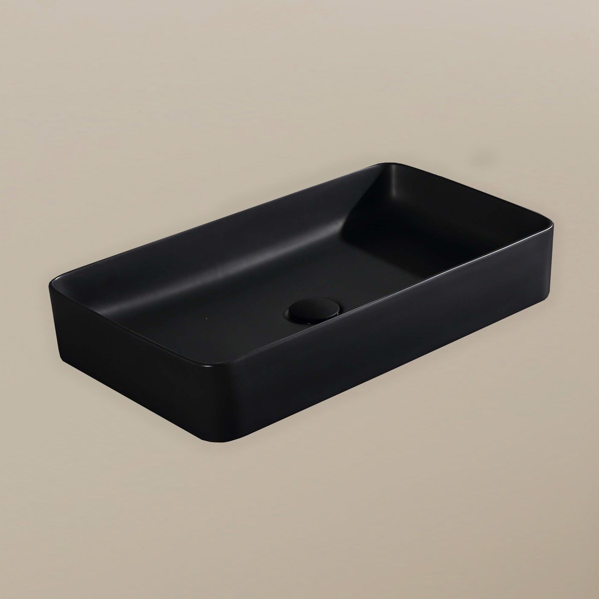 Meuble avec vasque 120 cm noir Aquacera