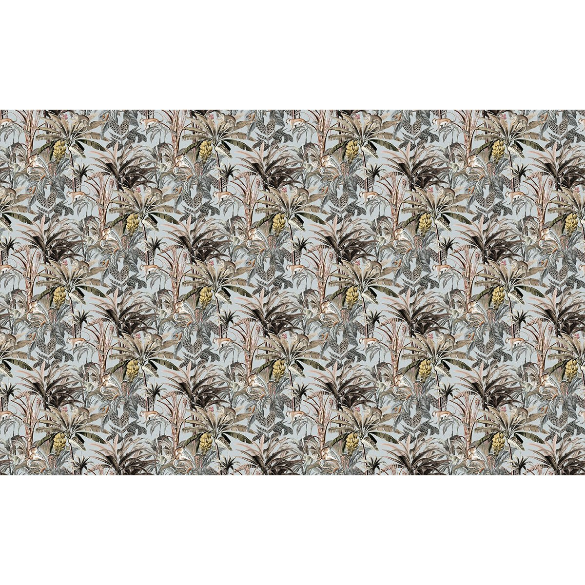 Papier peint panoramique - Motif Feuilles tropicales
