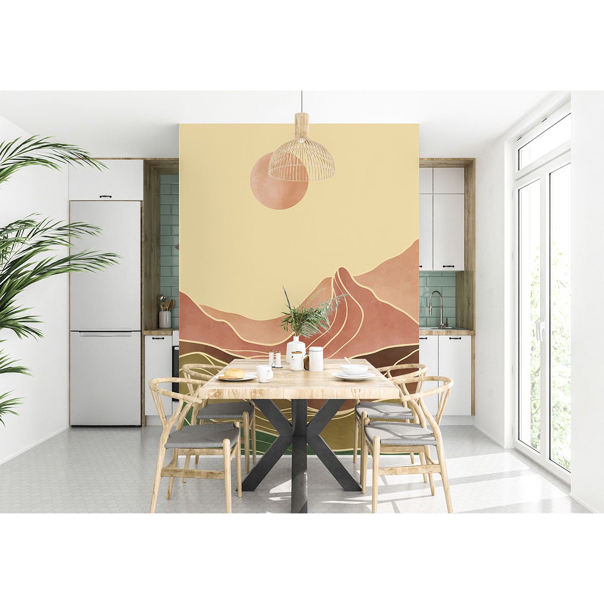 Papier peint panoramique - Paysage Boho