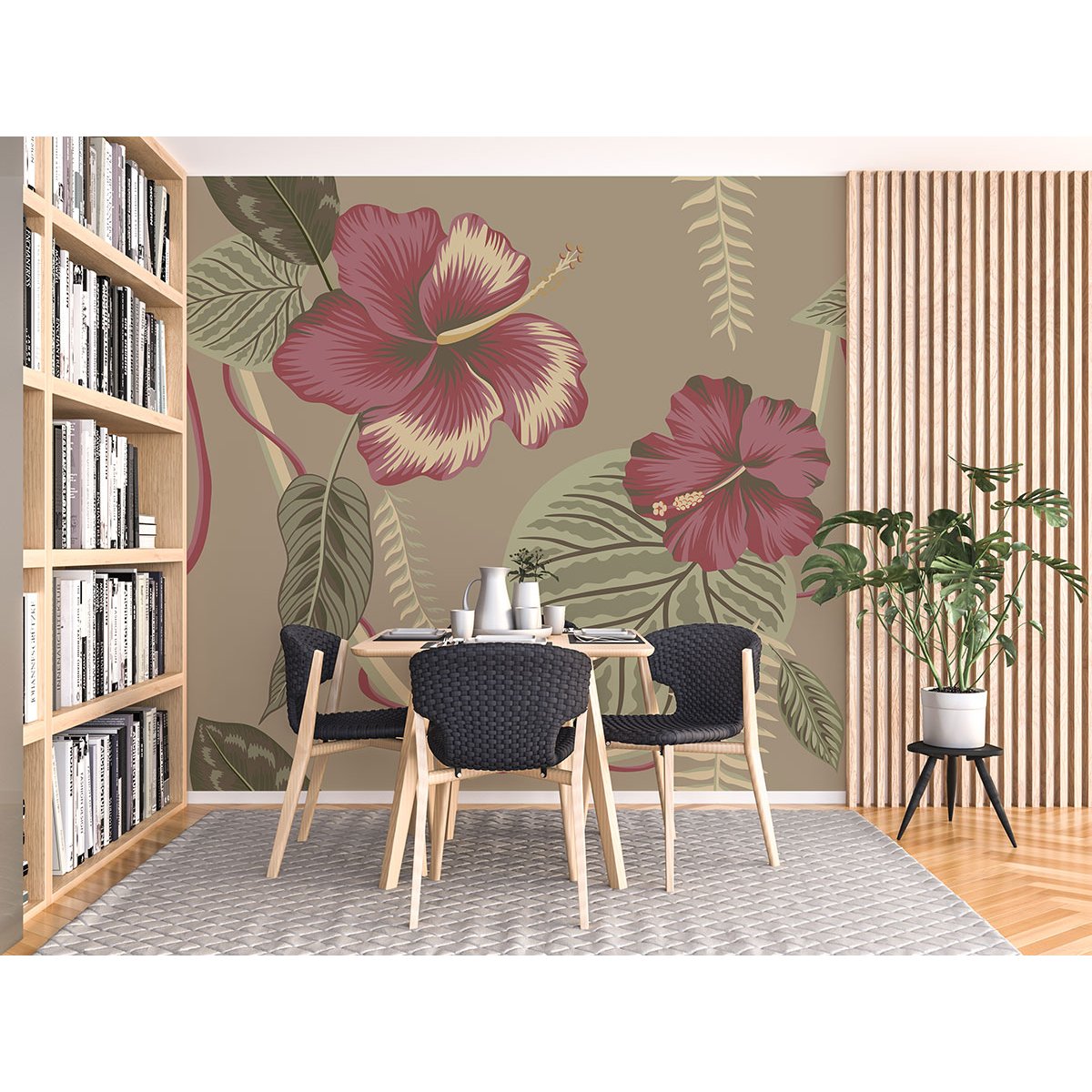 Papier peint panoramique - Fleurs