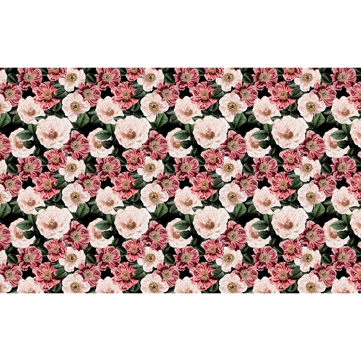 Papier peint panoramique - Motif Fleurs