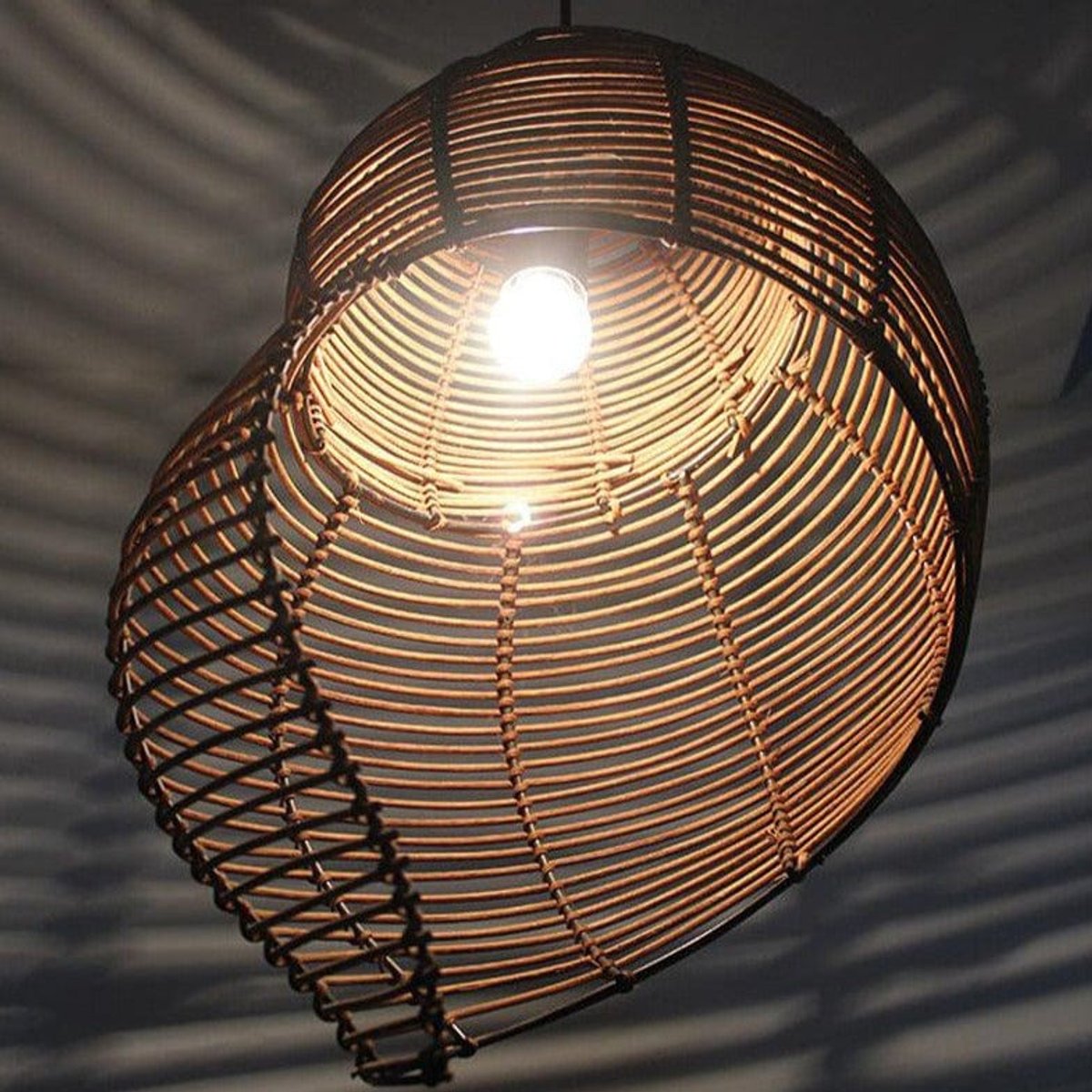 Suspension Coquillage Bambou