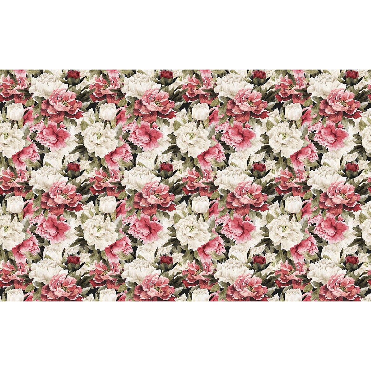 Papier peint panoramique - Motif Roses