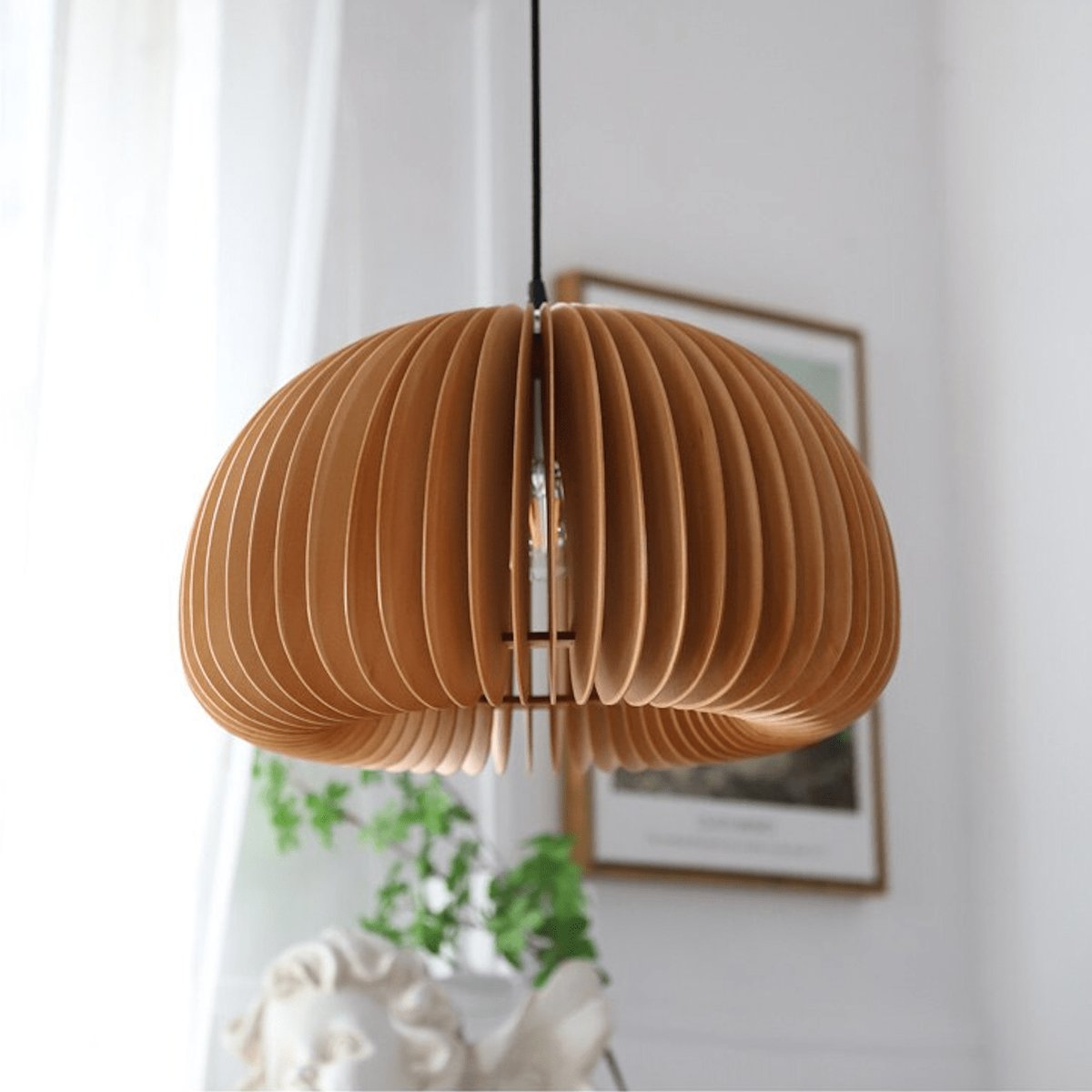Suspension Lamelle Bois