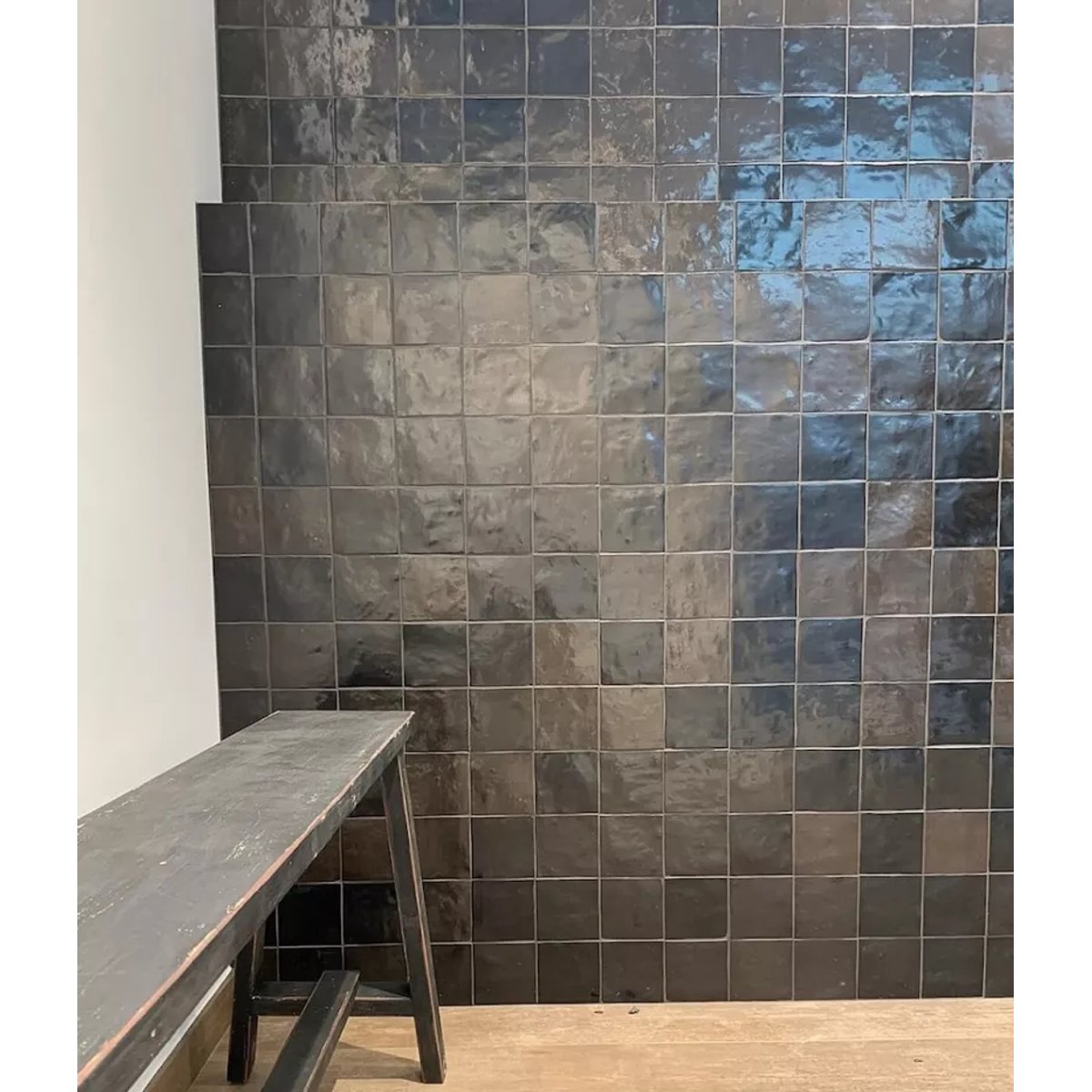 Carrelage Zellige Noir MANARA CLAY Berber Black
