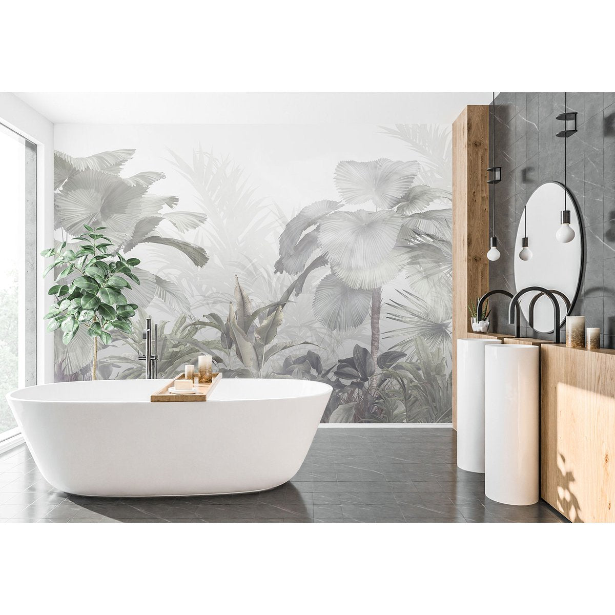 Papier peint panoramique - Plantes tropicales