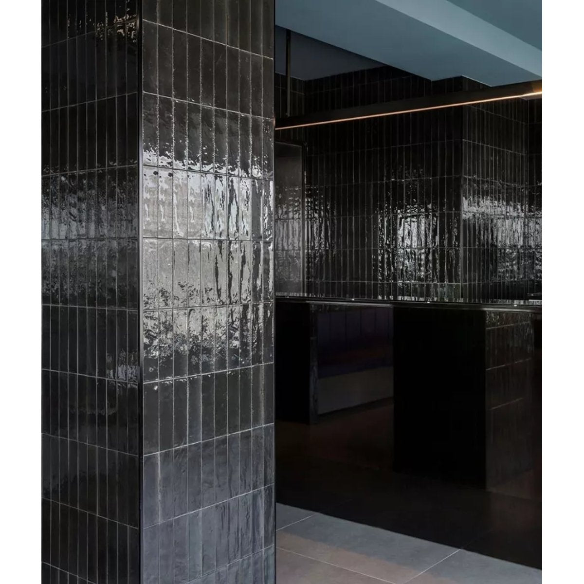 Carrelage Zellige Noir TANGER Black