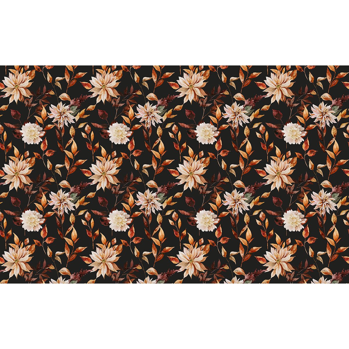 Papier peint panoramique - Motif Fleurs
