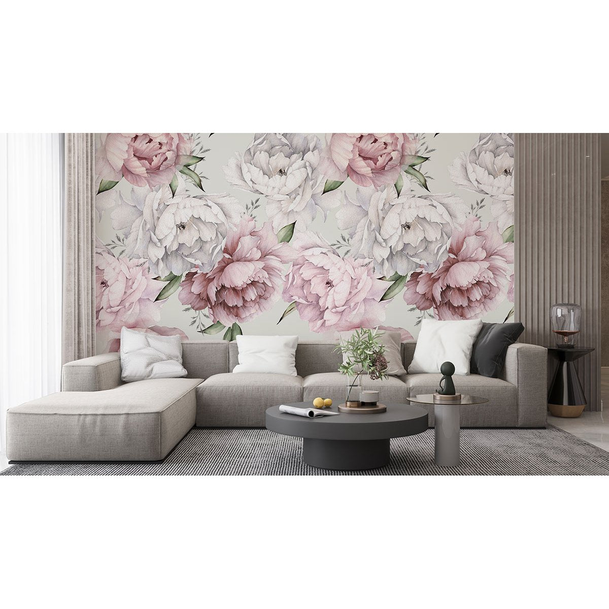 Papier peint panoramique - Fleurs