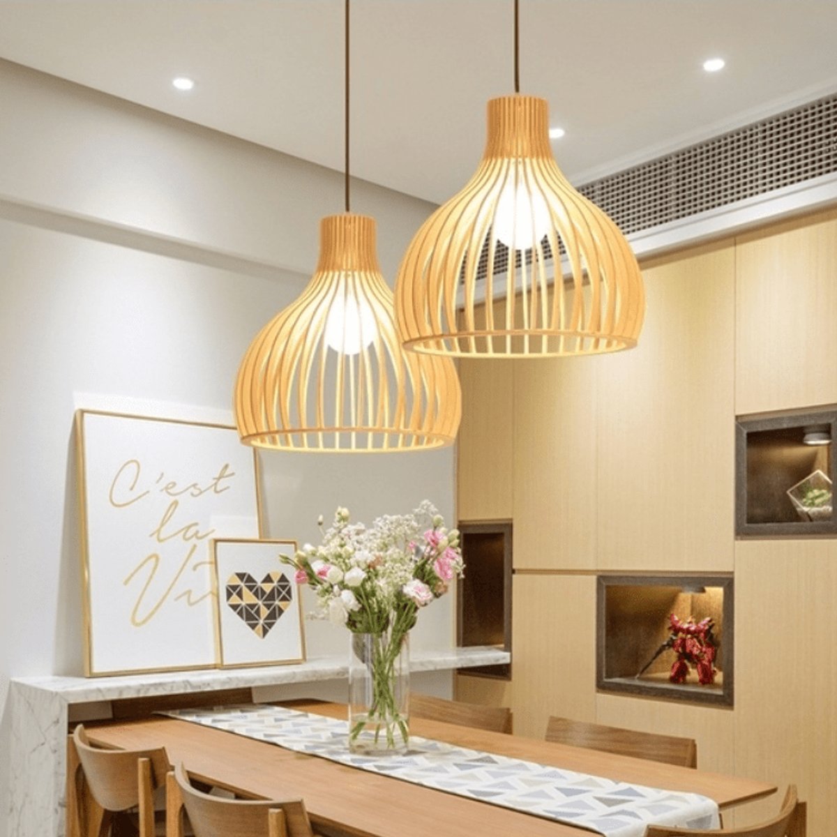 Suspension Bois Chambre
