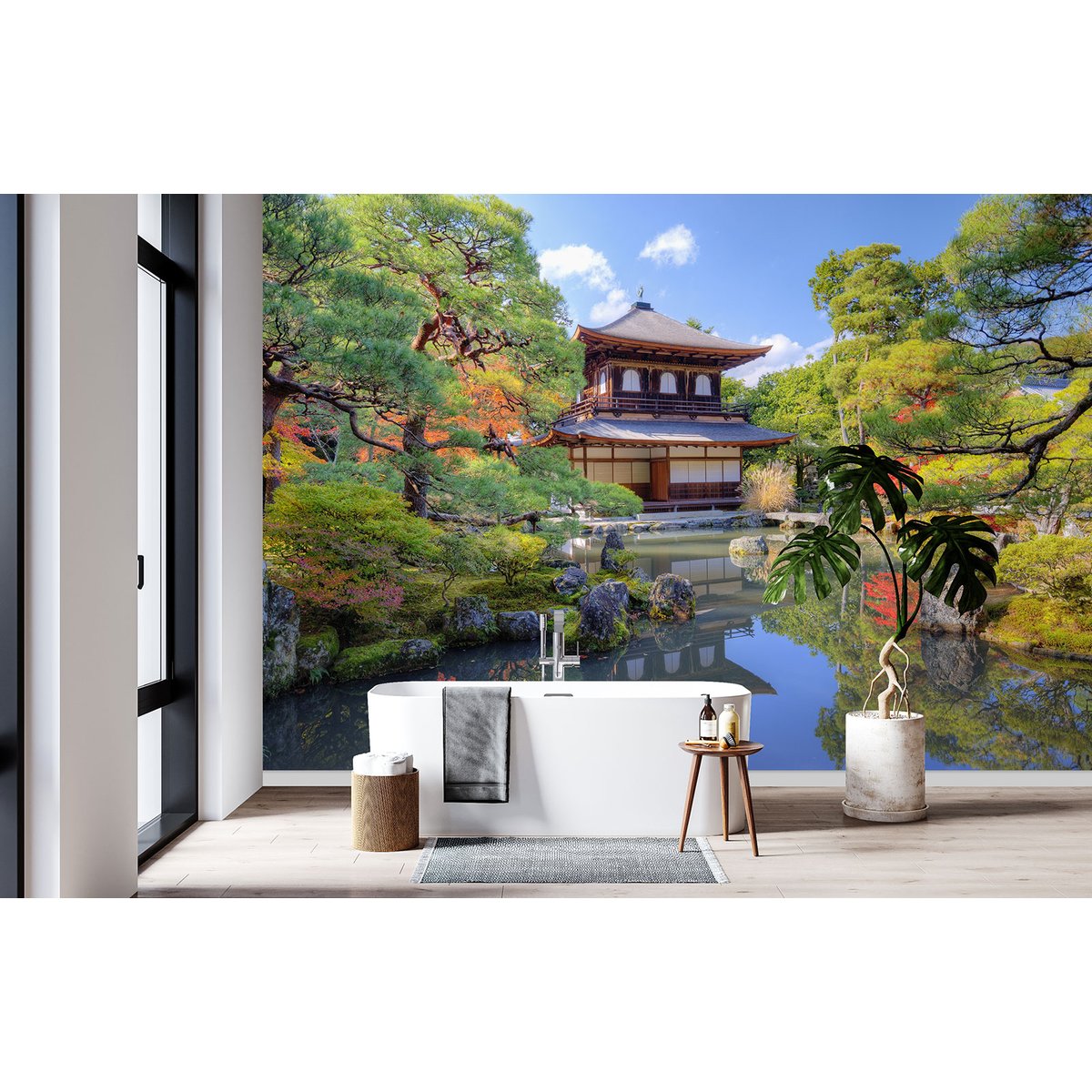 Papier peint panoramique - Temple japonais