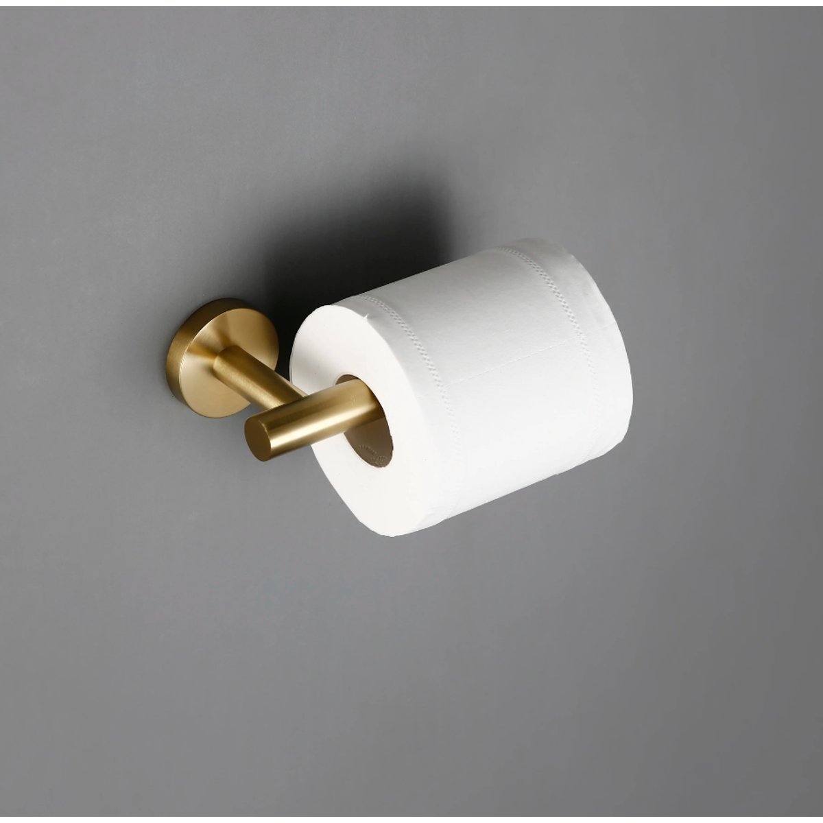 Porte-serviettes or brossé lisse
