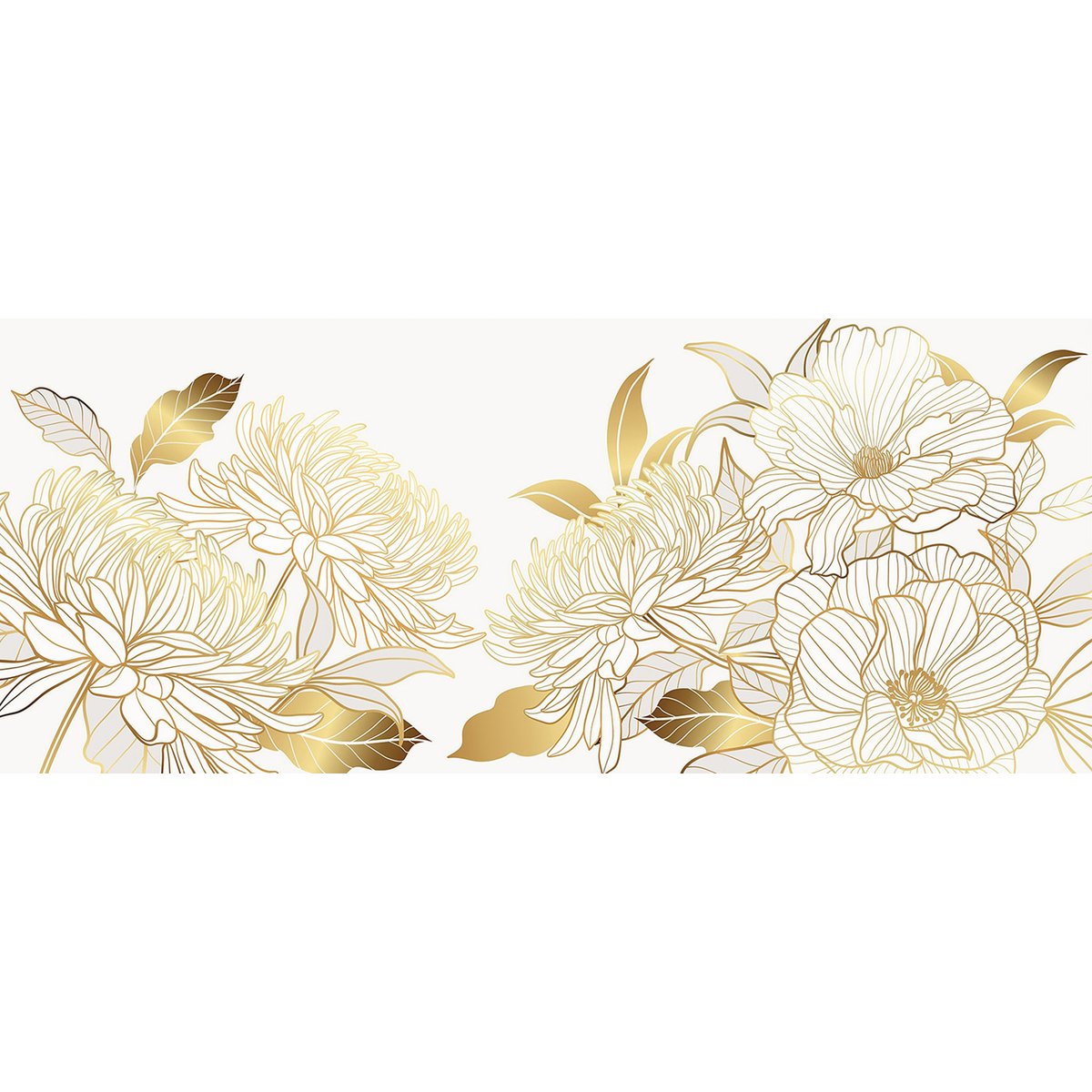 Papier peint panoramique - Fleurs