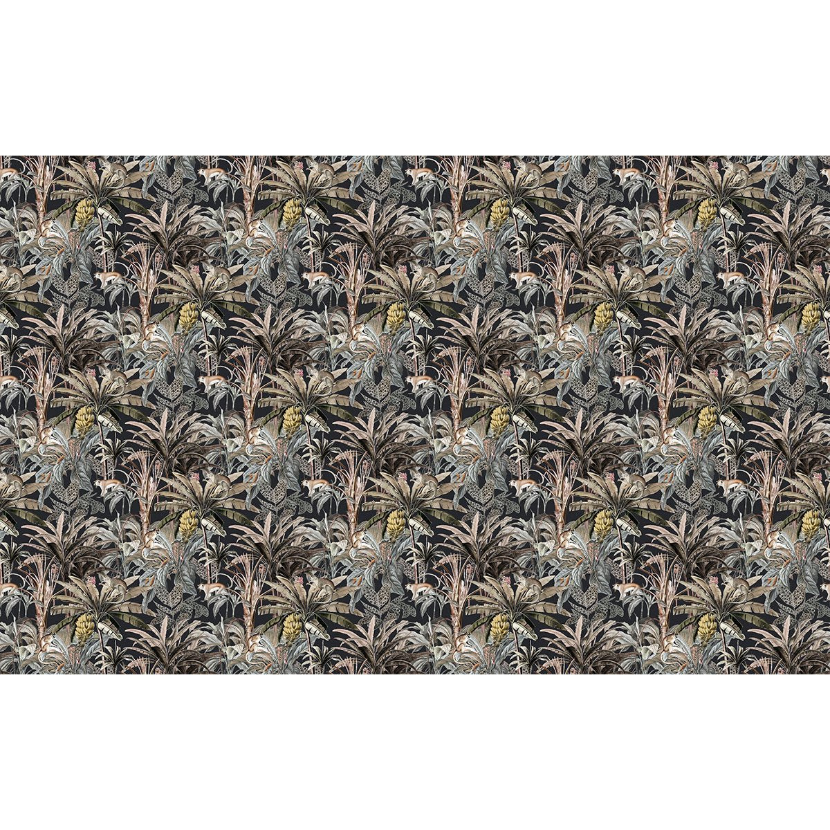 Papier peint panoramique - Motif Feuilles tropicales