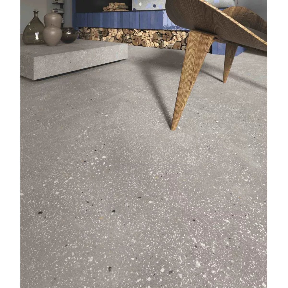 Carrelage Effet Terrazzo AMA 60x60 Rectifié Cenere