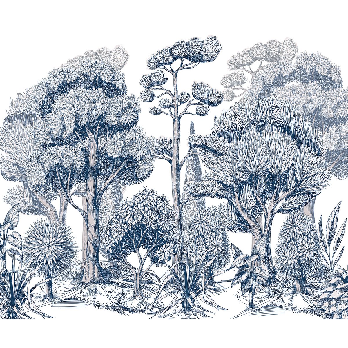 Papier peint panoramique - Forêt